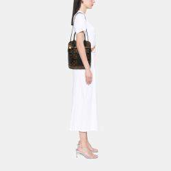 Pre Owned Louis Vuitton Brown Monogram Tressage Tote