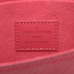 Pre Owned Louis Vuitton Pink Epi Pochette Felicie Patchwork