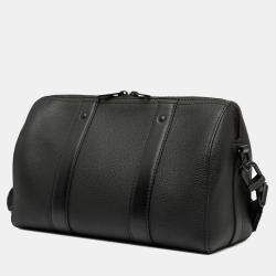 Pre Owned Louis Vuitton Black Aerogram City Keepall