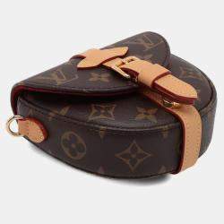 Pre Owned Louis Vuitton Brown Monogram Micro Chantilly
