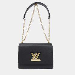 Pre Owned Louis Vuitton Black Epi Twist MM Shoulder Bag