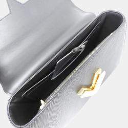 Pre Owned Louis Vuitton Black Epi Twist MM Shoulder Bag