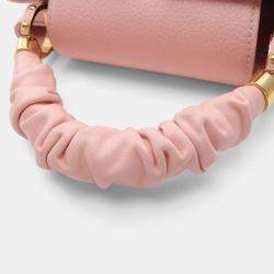 Pre Owned Louis Vuitton Capucines Bb Pink Aud Rose Leather Taurillon Handbag