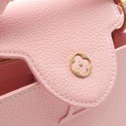 Pre Owned Louis Vuitton Capucines Bb Pink Aud Rose Leather Taurillon Handbag