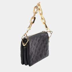 Pre Owned Louis Vuitton Coussin BB Ramadan Collection Black/Multicolor Leather Sequins Handbag