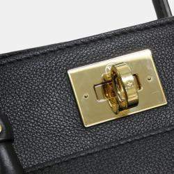 مملوكة مسبقًا Louis Vuitton On My Side GM Calfskin Leather Top Handle Bag