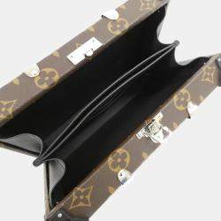 Pre Owned Louis Vuitton Monogram Macassar Wallet Trunk Clutch Bag