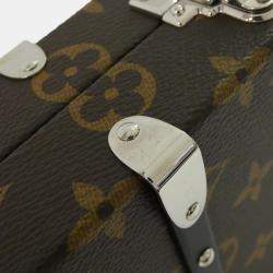 Pre Owned Louis Vuitton Monogram Macassar Wallet Trunk Clutch Bag