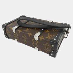 Pre Owned Louis Vuitton Monogram Macassar Wallet Trunk Clutch Bag