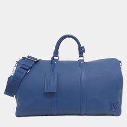 Pre Owned Louis Vuitton Lv Aerogram Keepall Bandouliere 50Cm Boston Bag