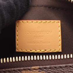 Pre Owned Louis Vuitton Envelope Messenger Shoulder Bag Pvc-Coated Canvas And Leather Monogram Brown/Multicolor