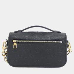 Pre Owned Louis Vuitton Monogram Empreinte Pochette Metis Ew Shoulder Bag