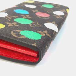 Pre Owned Louis Vuitton Monogram Portefeuille Sarah Nm Bifold Long Wallet Canvas Brown