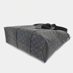 Pre Owned Louis Vuitton Taiga Lama Weekend Tote Handbag