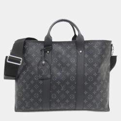 Pre Owned Louis Vuitton Taiga Lama Weekend Tote Handbag