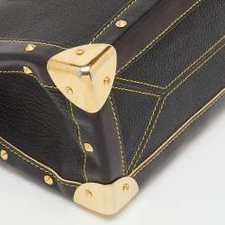 Pre Owned Louis Vuitton Black Suhali Leather Le Fabuleux Bag