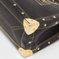 Pre Owned Louis Vuitton Black Suhali Leather Le Fabuleux Bag