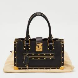 Pre Owned Louis Vuitton Black Suhali Leather Le Fabuleux Bag