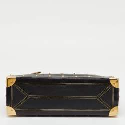 Pre Owned Louis Vuitton Black Suhali Leather Le Fabuleux Bag