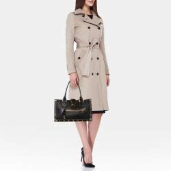 Pre Owned Louis Vuitton Black Suhali Leather Le Fabuleux Bag