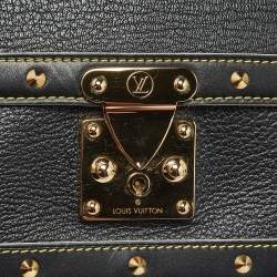 Pre Owned Louis Vuitton Black Suhali Leather Le Talentueux Bag