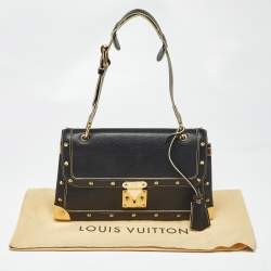 Pre Owned Louis Vuitton Black Suhali Leather Le Talentueux Bag