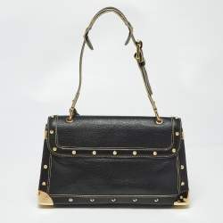 Pre Owned Louis Vuitton Black Suhali Leather Le Talentueux Bag