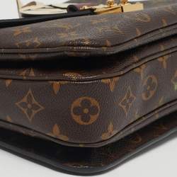 Pre Owned Louis Vuitton Monogram Canvas Braided Pochette Metis Bag