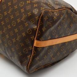 Pre Owned Louis Vuitton Monogram Canvas Keepall Bandoulière 60 Bag