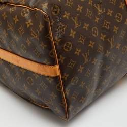 Pre Owned Louis Vuitton Monogram Canvas Keepall Bandoulière 60 Bag