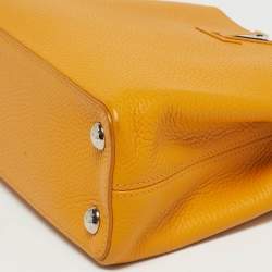 Pre Owned Louis Vuitton Safran Leather Capucines BB Bag