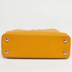 Pre Owned Louis Vuitton Safran Leather Capucines BB Bag