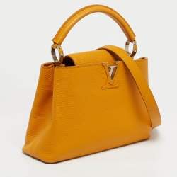 Pre Owned Louis Vuitton Safran Leather Capucines BB Bag