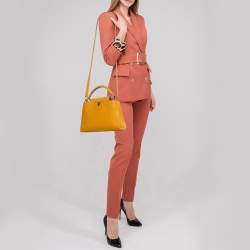 Pre Owned Louis Vuitton Safran Leather Capucines BB Bag