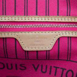 Pre Owned Louis Vuitton Brown Monogram Bay Neverfull MM