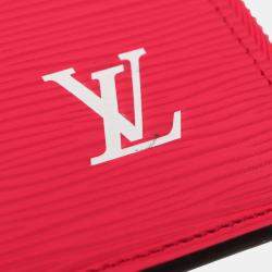 Pre Owned Louis Vuitton Red Supreme Epi Pochette Jour GM