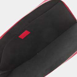 Pre Owned Louis Vuitton Red Supreme Epi Pochette Jour GM