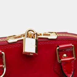 Pre Owned Louis Vuitton Monogram Vernis Alma BB