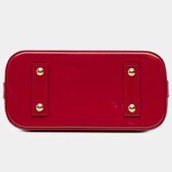 Pre Owned Louis Vuitton Monogram Vernis Alma BB