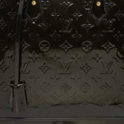 Pre Owned Louis Vuitton Vert Bronze Monogram Vernis Alma GM Bag