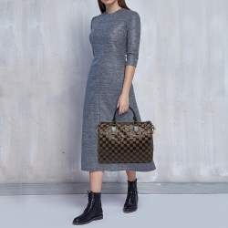 Pre Owned Louis Vuitton Damier Ebene and Sequins Paillettes Limited Edition Speedy 30 Bag