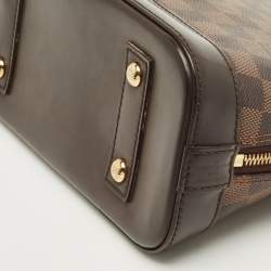 Pre Owned Louis Vuitton Damier Ebene Canvas Alma BB Bag