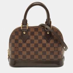 Pre Owned Louis Vuitton Damier Ebene Canvas Alma BB Bag