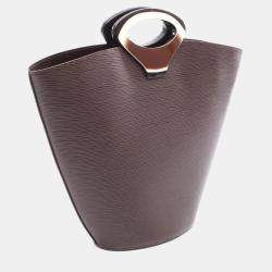 Pre Owned حقيبة لويس فويتون نوكتامبول جلد إبي بني توت