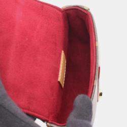 Pre Owned حقيبة كروس لوي فيتون شانتيلي جلد بني