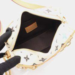 مملوكة مسبقًا Louis Vuitton Mini Soft Trunk Beige Monogram Canvas and Leather Shoulder Bag