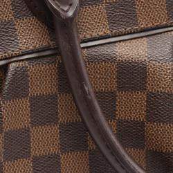 مملوكة مسبقًا حقيبة لوي فيتون تريفي جلد وقماش بني معالج
