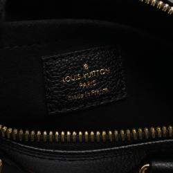 Pre Owned حقيبة لوي فيتون بابيون BB مونوجرام إمبريانت جلد سوداء