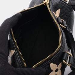 Pre Owned حقيبة لوي فيتون بابيون BB مونوجرام إمبريانت جلد سوداء