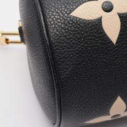 Pre Owned حقيبة لوي فيتون بابيون BB مونوجرام إمبريانت جلد سوداء